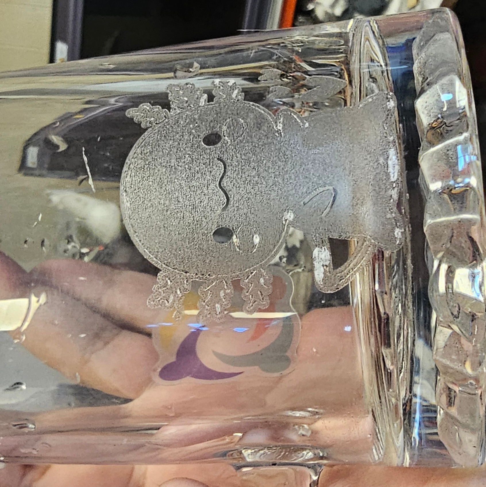 Verre gravé